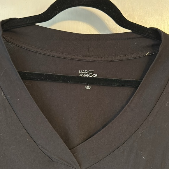 Market Spruce stitch fix nwt L black v neck - Picture 2 of 3